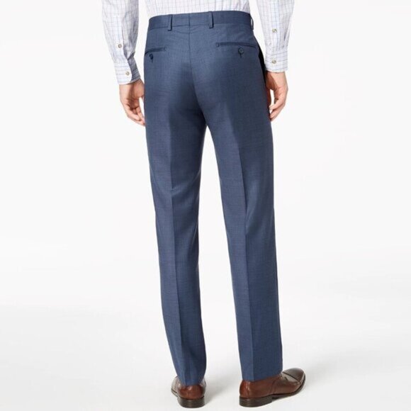 Calvin Klein Dress Suit Pants Blue 36W x 30L 36Wx30L b164 - Picture 4 of 16